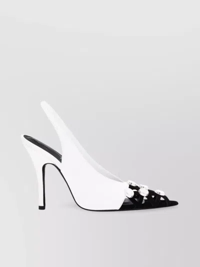 Attico Embellished Western Europe Cowhide Pumps