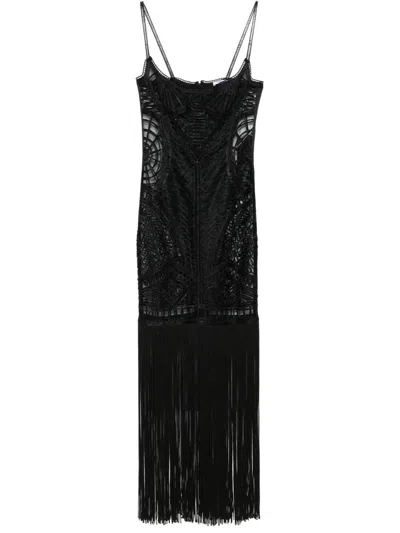 ATTICO EMBROIDERED DRESS