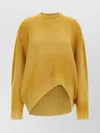 Attico Logo Embroidery Sweater Sweaters And Cardigans Yellow In Yellow