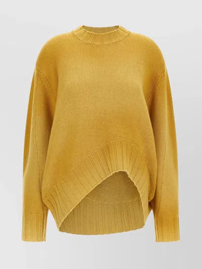ATTICO EMBROIDERED LOGO KNIT SWEATER