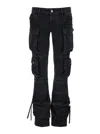 Attico Oversized Cargo Jeans