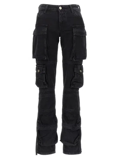 ATTICO BLACK DENIM JEANS
