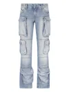 Attico Essie Flared Cargo Pants In 24