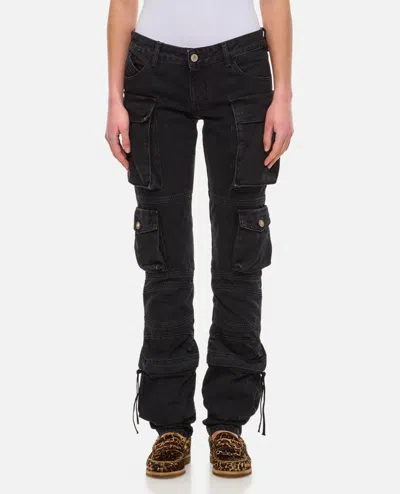 ATTICO ESSIE DENIM CARGO PANTS