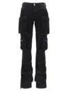 Attico Essie Cargo Pants In Black