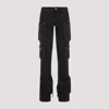 Attico Black Cotton Essie Jeans In Black