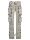 Attico 'essie' Jeans In Gray