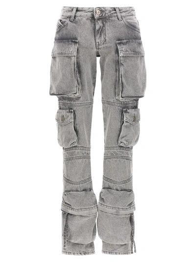 Attico Essie Jeans In Gray
