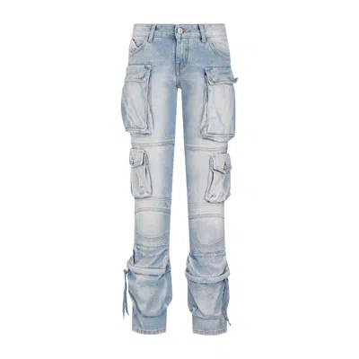 Attico Essie Straight-leg Jeans In Denim
