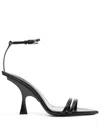 Attico Sandalo ''ester'' Mismatched Black In Nero
