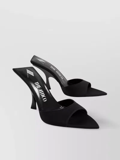 Attico Ester Mules Leather Curved Heel Dust Bag