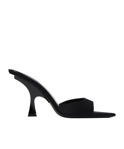 Attico Ester Open-toed Heels In Black