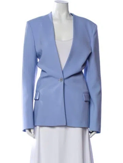 Pre-owned Attico Evening Jacket In Blue