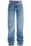Attico Blue Long Jeans In Blue