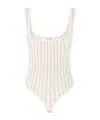 Attico Faded Ecru Body In Faded Ecru