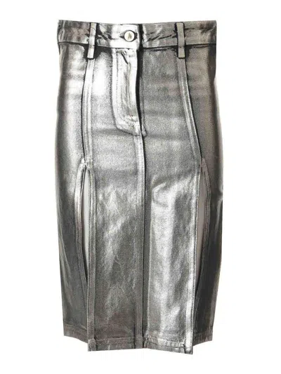 Attico Falda Semilarga - Plata In Silver