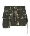 Attico The  Fay Mini Skirt In Black