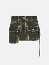Attico The  Fay Mini Skirt In Navy Blue