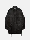 Attico ''fern'' Black Short Coat In Black