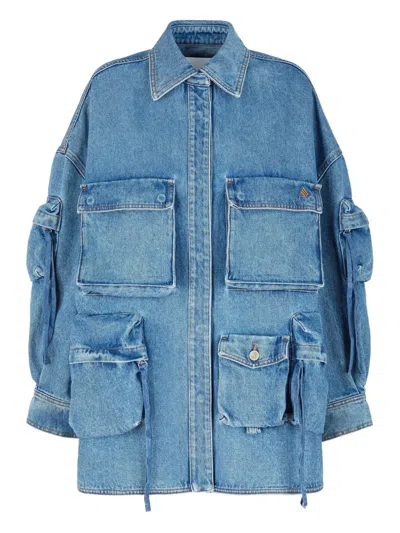 ATTICO FERN DENIM COAT