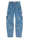 Attico Fern Jeans In Blue