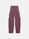 Attico "fern'' Mauve Fade Long Pants In Mauve Fade