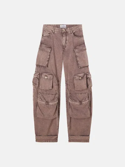 ATTICO FERN'' WASHED MAUVE LONG PANTS