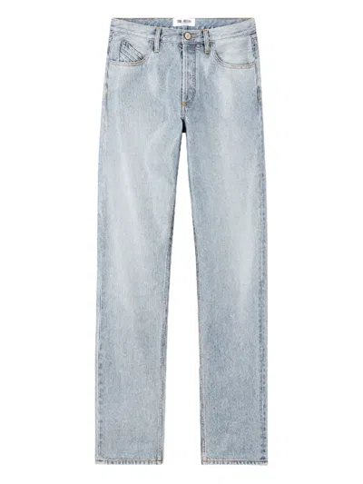 Attico Sky Blue Long Pants In Gray