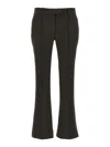 Attico Flared Pants In Black