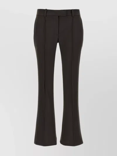 Attico Flared Trousers With Back Pocket And Side Pockets