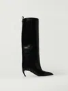 Attico Flat Ankle Boots The  Woman Color Black In Black