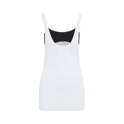 Attico Flat Ribbed Jersey Tank Top