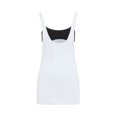 ATTICO THE ATTICO FLAT RIBBED JERSEY TANK TOP