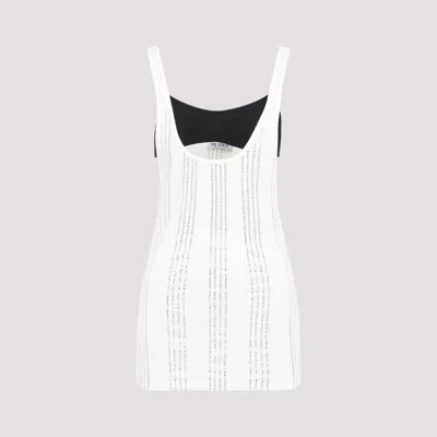 ATTICO FLAT RIBBED JERSEY TANK TOP