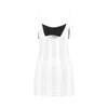 Attico Flat Ribbed Jersey Tank Top In White