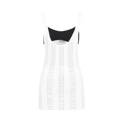 ATTICO THE ATTICO FLAT RIBBED JERSEY TANK TOP