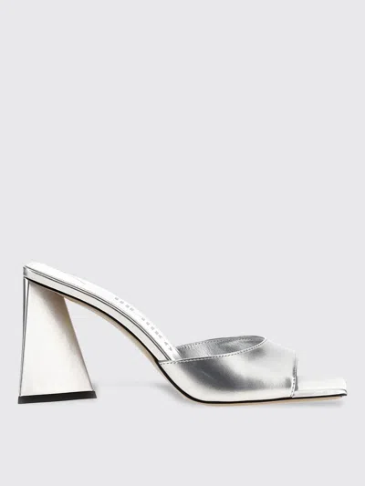 ATTICO HEELED SANDAL THE ATTICO WOMAN COLOR SILVER,F29114097