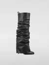 Attico Rea Tube Boots In Schwarz