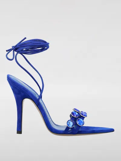 Attico Flat Shoes The  Woman Color Blue