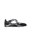 Attico Modern Flat Shoes With Cross-strap Detail