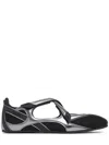 Attico Modern Flat Shoes With Cross-strap Detail