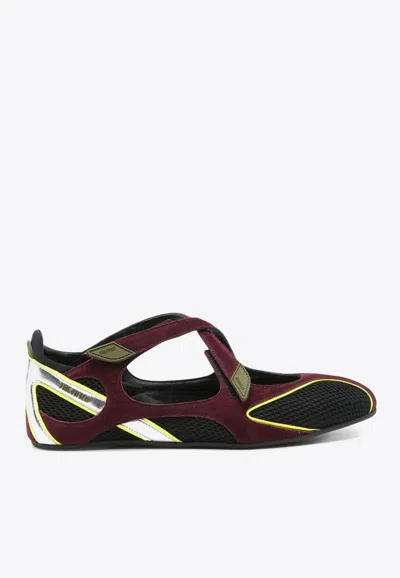 Attico Floor 01 Ballet Flats In Multi