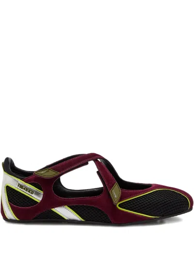 Attico Floor 01 Ballet Flats In Red