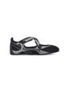 Attico Modern Flat Shoes With Cross-strap Detail