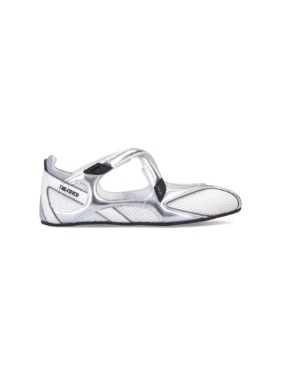 Attico Ballerina Flat Floor 01 Silver