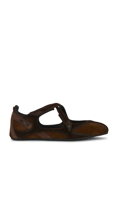 Attico Floor01 Ballerina Flat In Brown