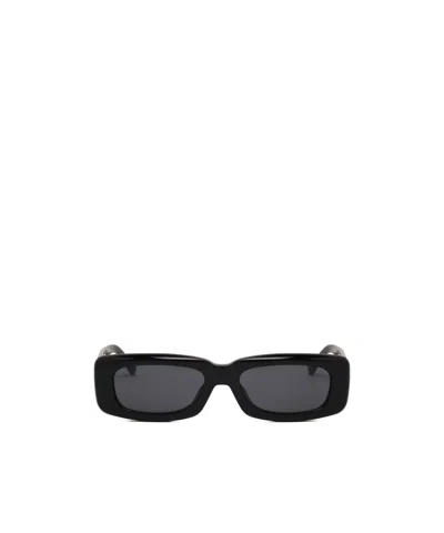 Attico Frame Sunglasses In Black