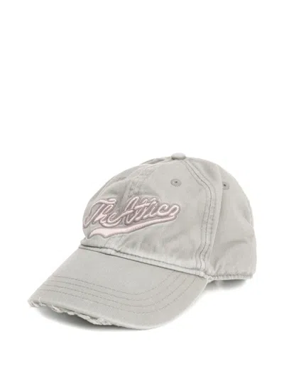 ATTICO FRAYED-EDGE BASEBALL CAP