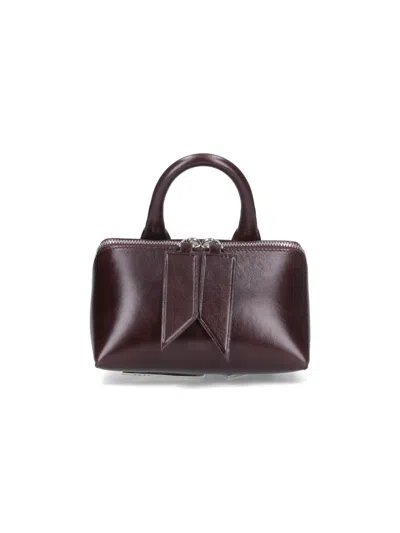 Attico Friday Mini Bag In Brown