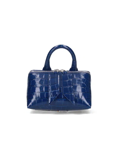 Attico Friday Mini Bag In Blue